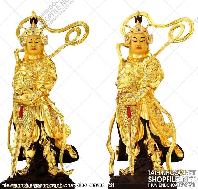 file tranh file goc in tranh phat giao canvas 168