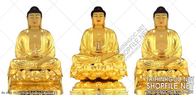 file tranh file goc in tranh phat giao canvas 171