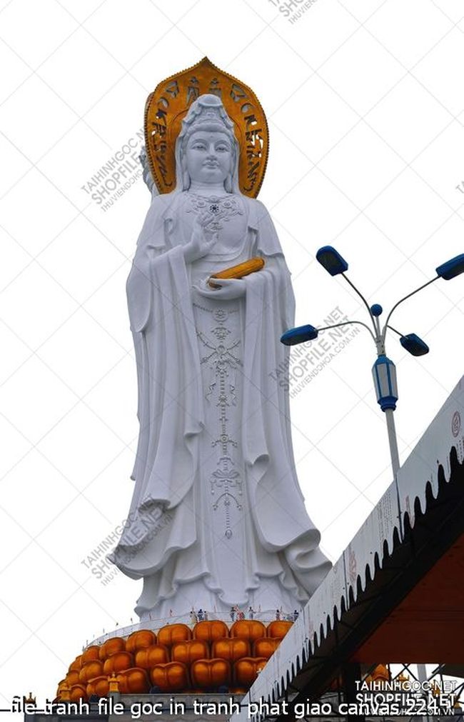 file tranh file goc in tranh phat giao canvas 224