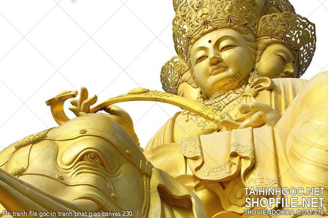 file tranh file goc in tranh phat giao canvas 230