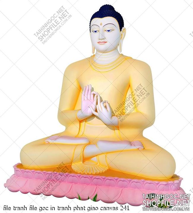 file tranh file goc in tranh phat giao canvas 241