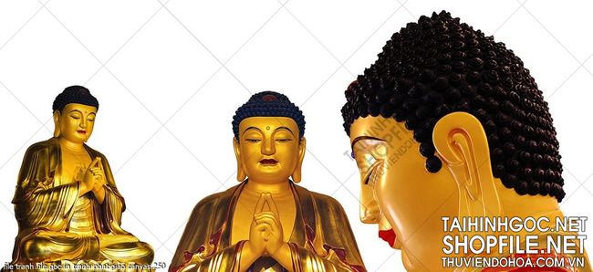 file tranh file goc in tranh phat giao canvas 250