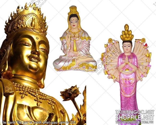 file tranh file goc in tranh phat giao canvas 251