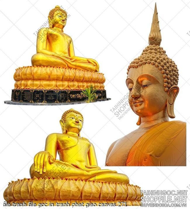 file tranh file goc in tranh phat giao canvas 271