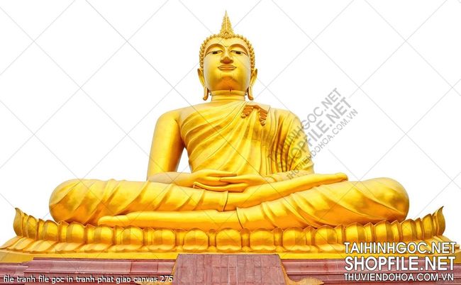 file tranh file goc in tranh phat giao canvas 275