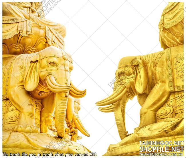 file tranh file goc in tranh phat giao canvas 299