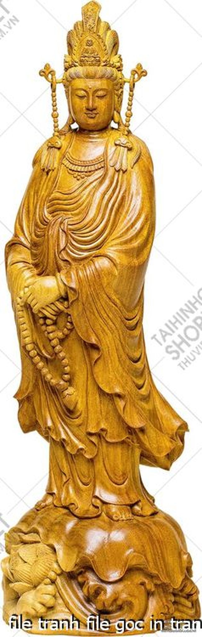 file tranh file goc in tranh phat giao canvas 344