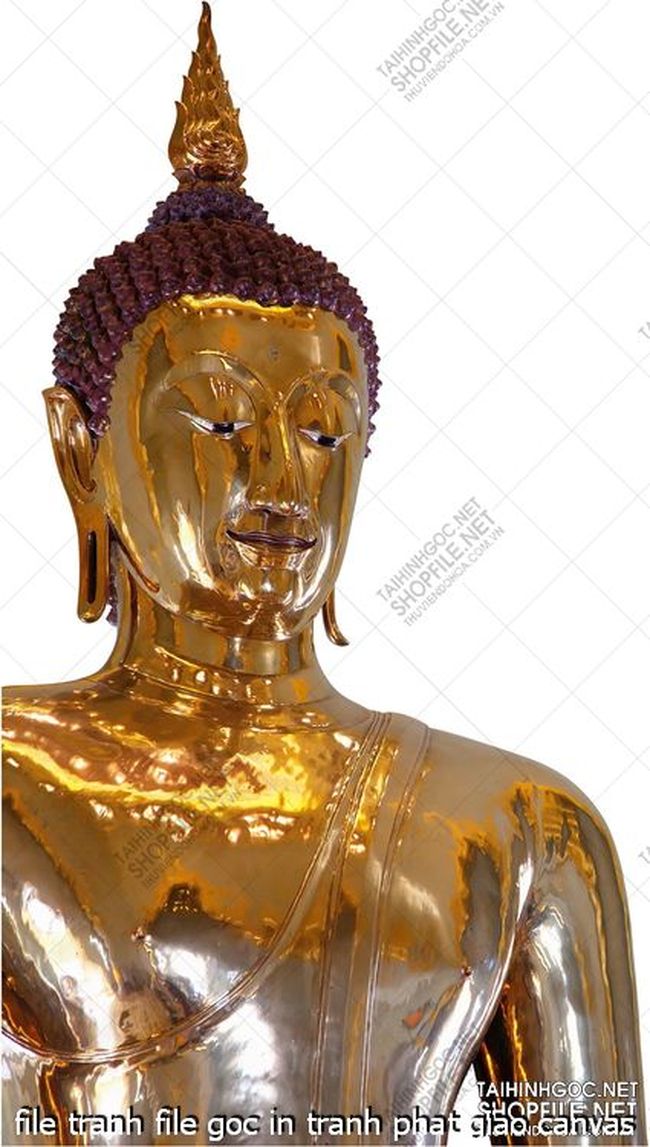 file tranh file goc in tranh phat giao canvas 351