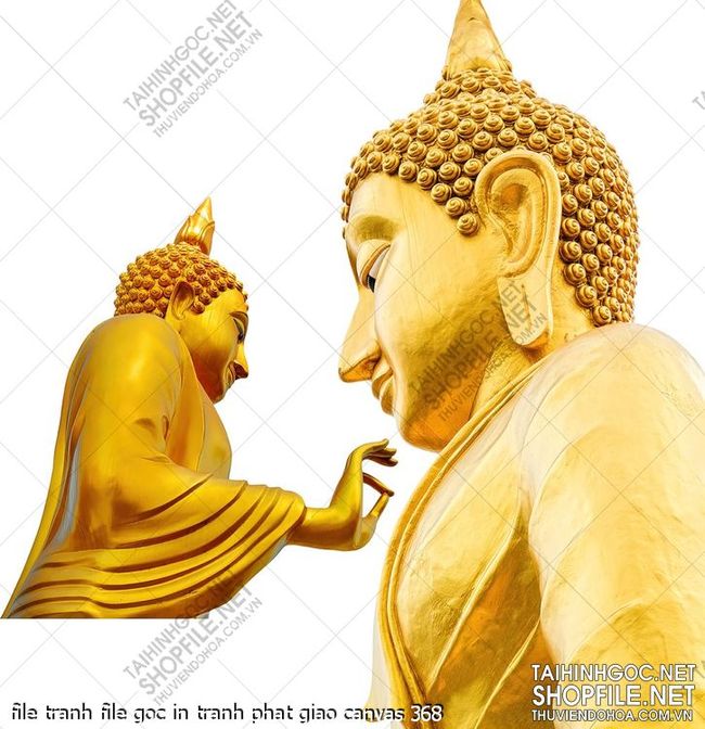 file tranh file goc in tranh phat giao canvas 368