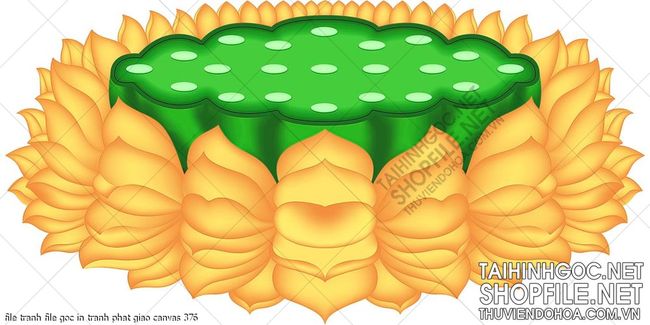 file tranh file goc in tranh phat giao canvas 376