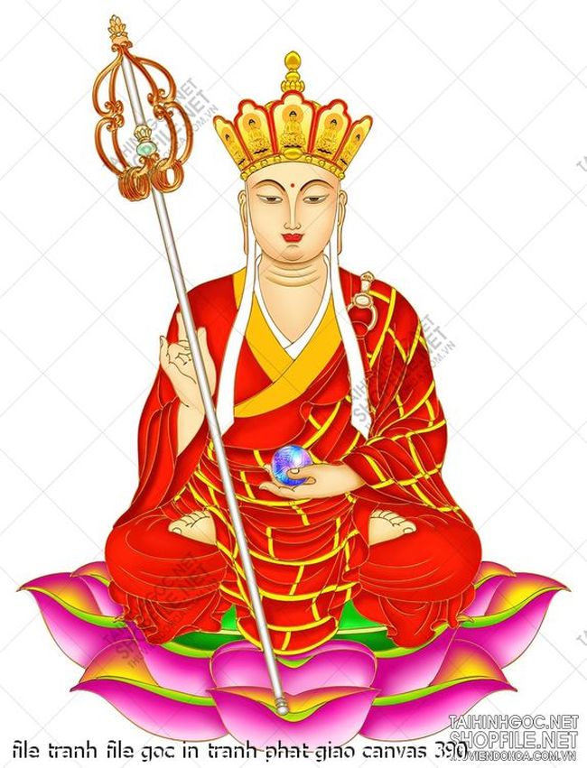 file tranh file goc in tranh phat giao canvas 390