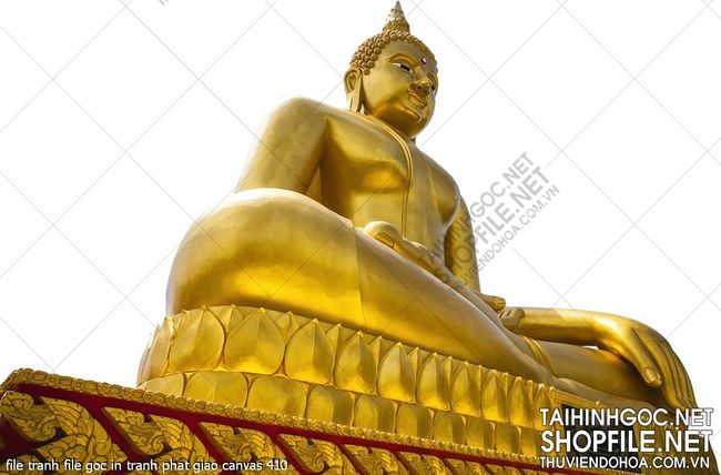 file tranh file goc in tranh phat giao canvas 410