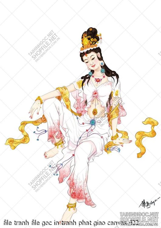 file tranh file goc in tranh phat giao canvas 422