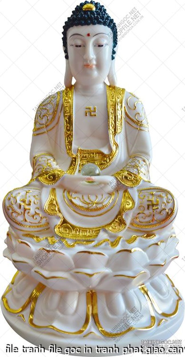 file tranh file goc in tranh phat giao canvas 428