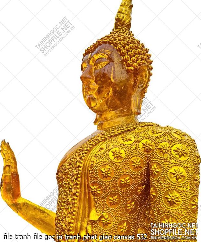 file tranh file goc in tranh phat giao canvas 532