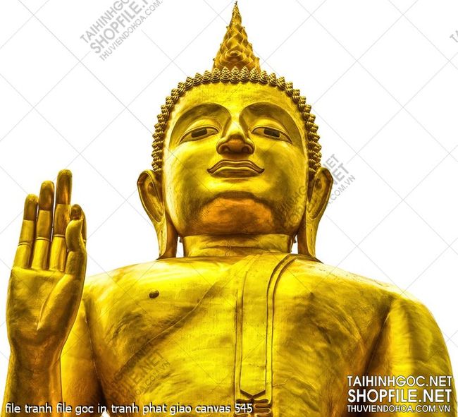 file tranh file goc in tranh phat giao canvas 545