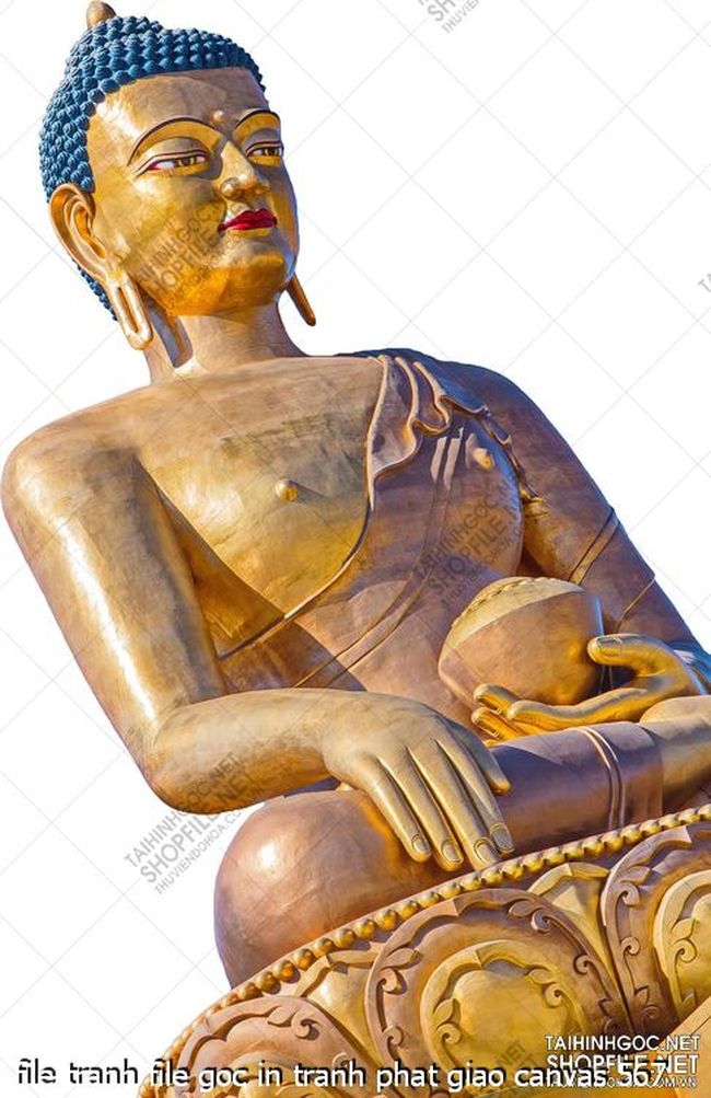file tranh file goc in tranh phat giao canvas 567