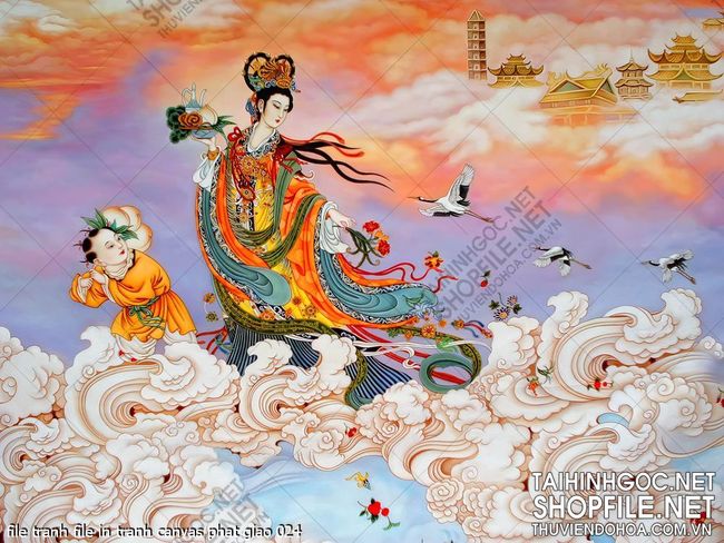 file tranh file in tranh canvas phat giao 024