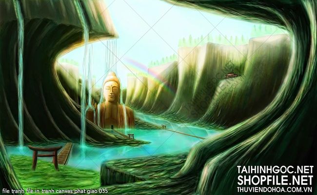file tranh file in tranh canvas phat giao 035
