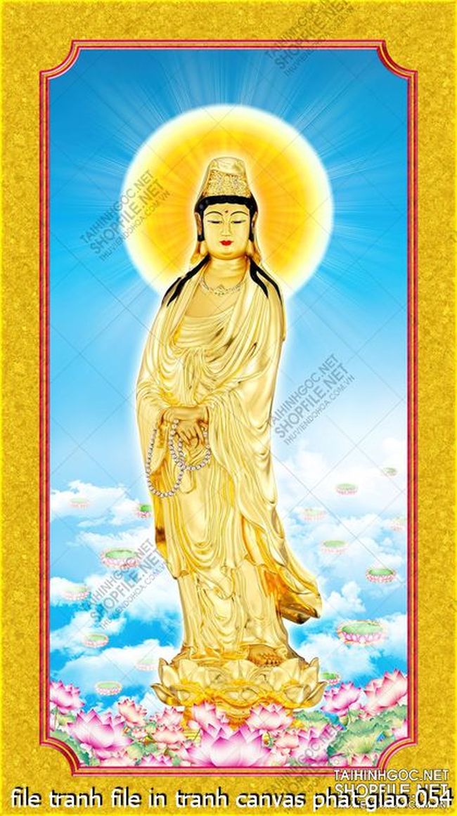 file tranh file in tranh canvas phat giao 054