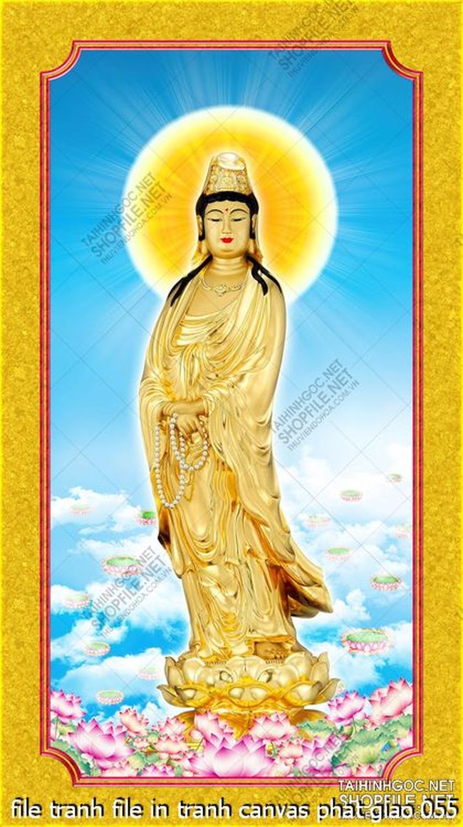 file tranh file in tranh canvas phat giao 055