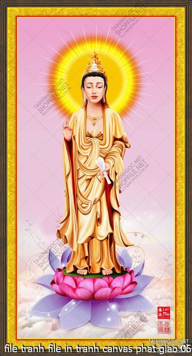 file tranh file in tranh canvas phat giao 064