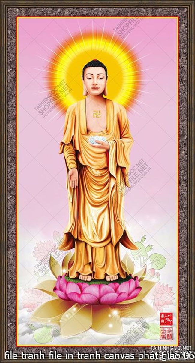 file tranh file in tranh canvas phat giao 068