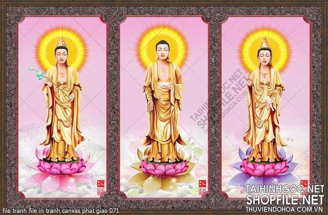 file tranh file in tranh canvas phat giao 071