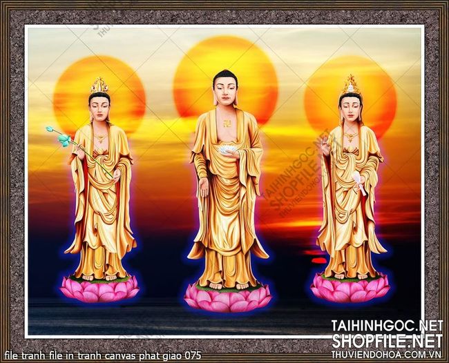 file tranh file in tranh canvas phat giao 075