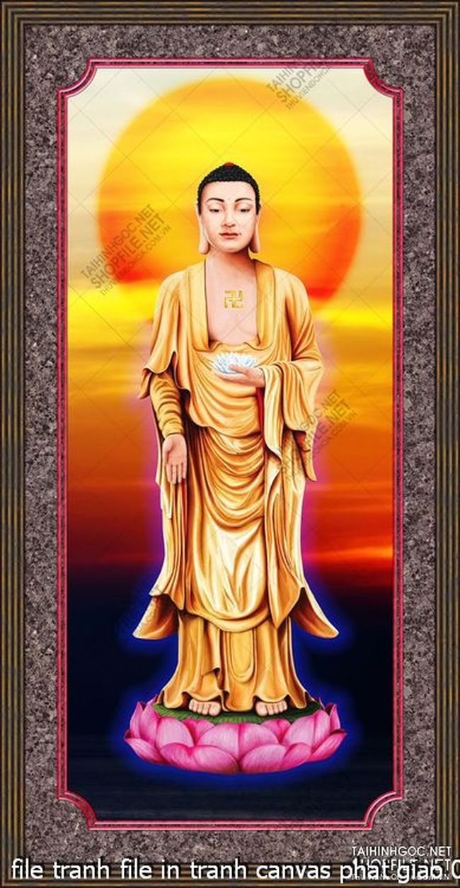 file tranh file in tranh canvas phat giao 078