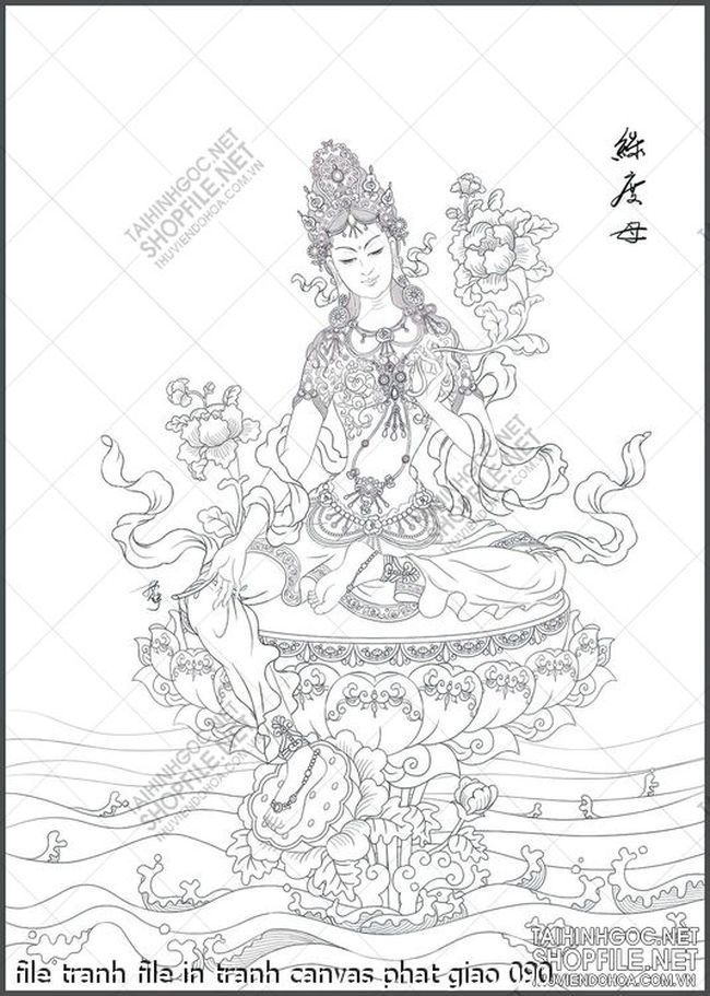 file tranh file in tranh canvas phat giao 090