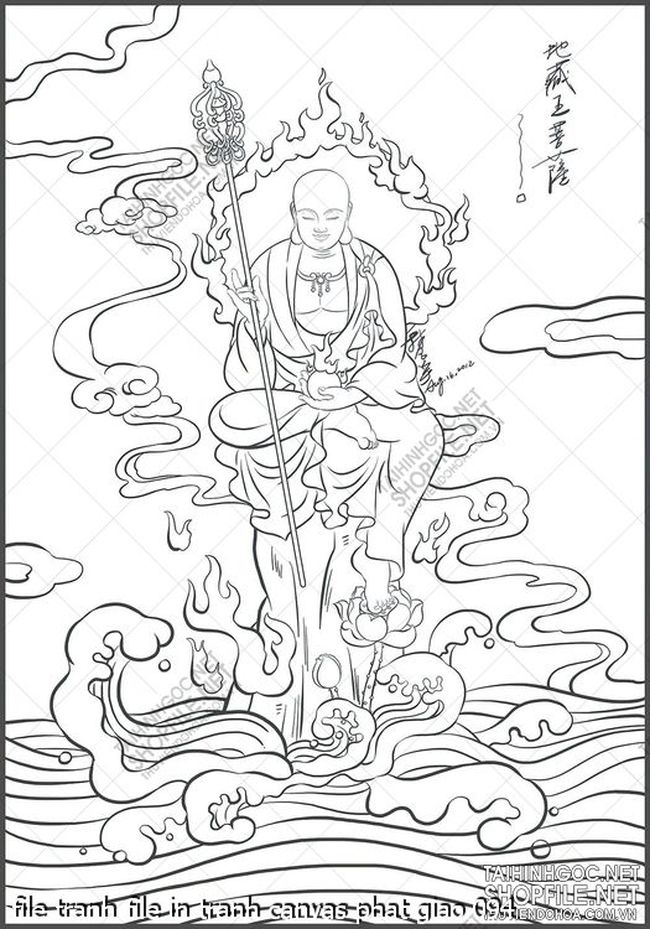 file tranh file in tranh canvas phat giao 094