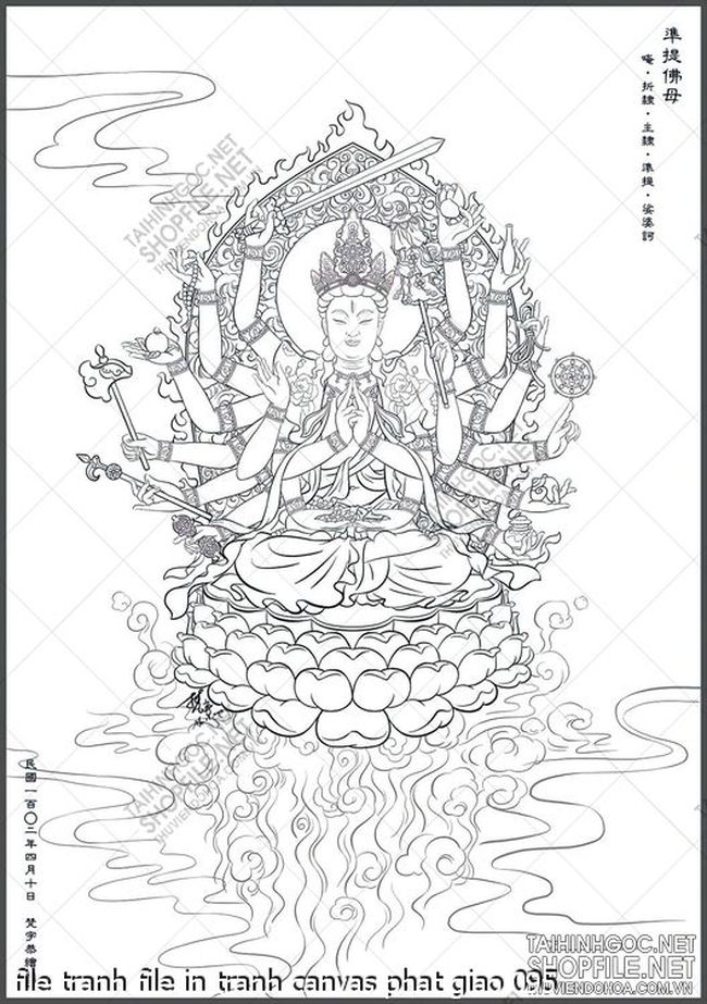 file tranh file in tranh canvas phat giao 095