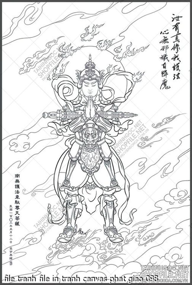 file tranh file in tranh canvas phat giao 098