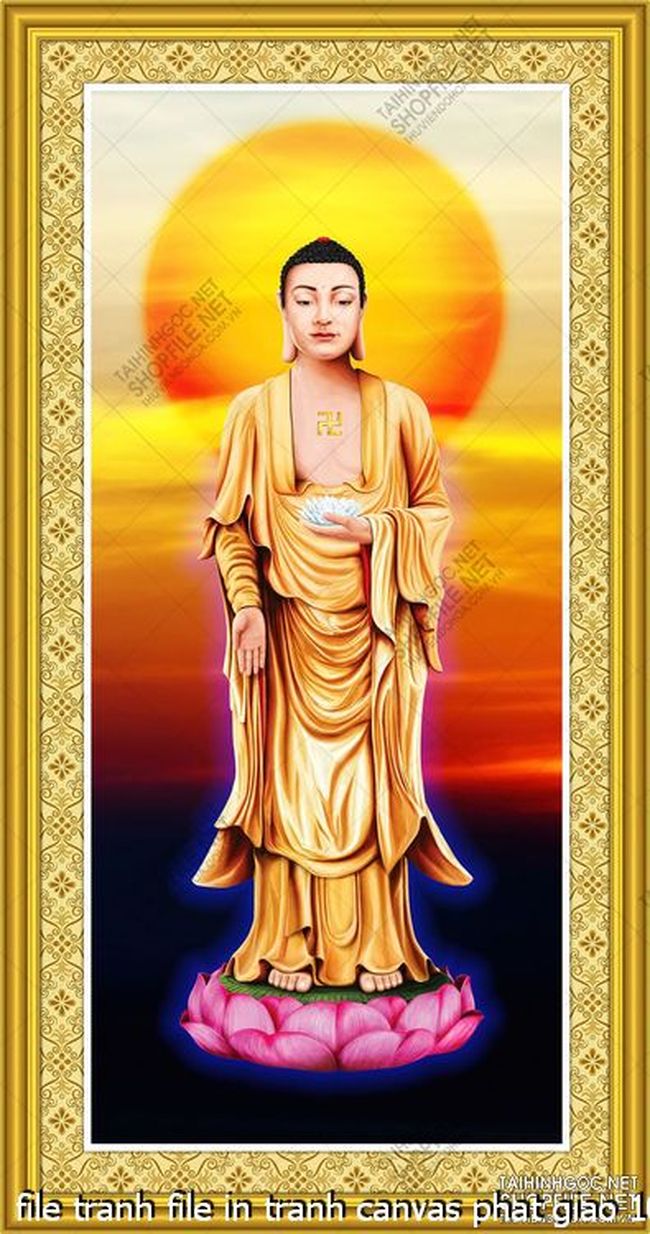 file tranh file in tranh canvas phat giao 107