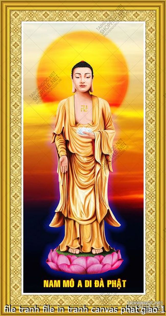 file tranh file in tranh canvas phat giao 110