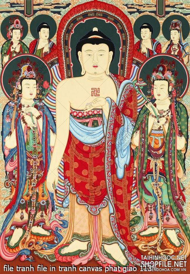 file tranh file in tranh canvas phat giao 113