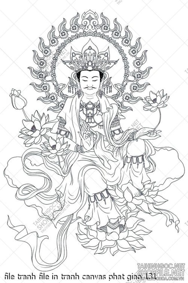 file tranh file in tranh canvas phat giao 131