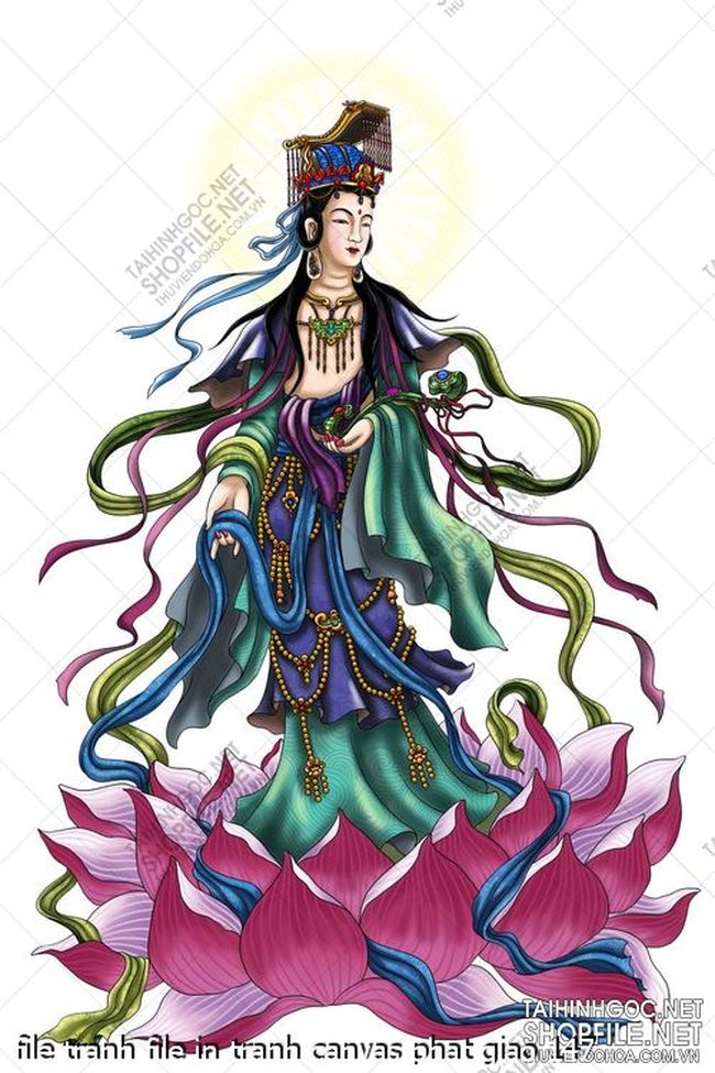 file tranh file in tranh canvas phat giao 147