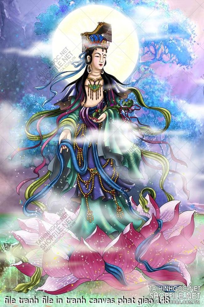 file tranh file in tranh canvas phat giao 148
