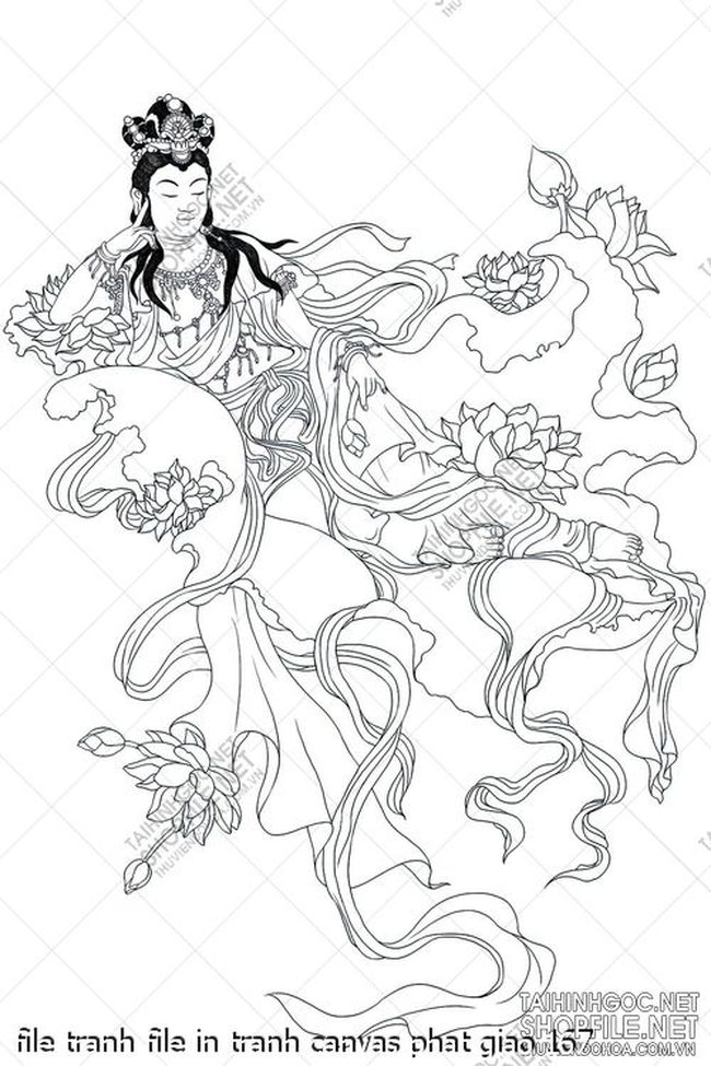 file tranh file in tranh canvas phat giao 167