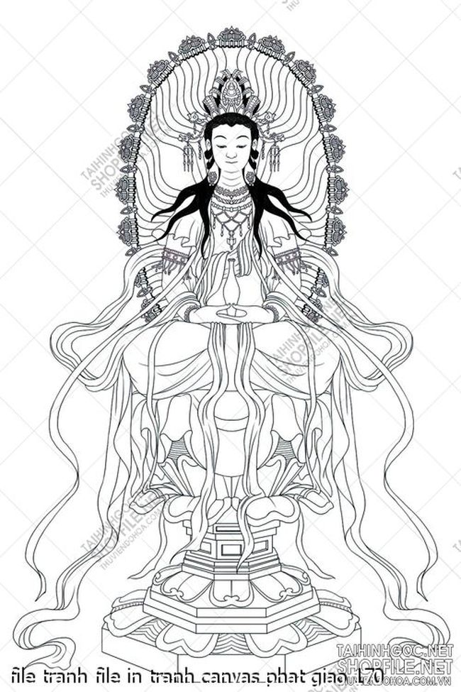 file tranh file in tranh canvas phat giao 170