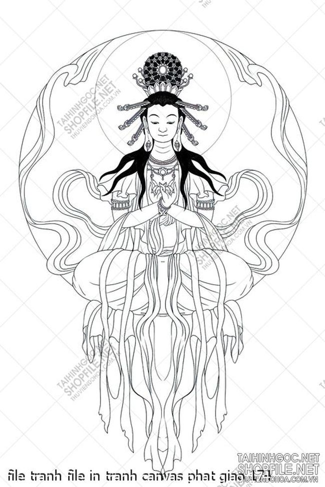 file tranh file in tranh canvas phat giao 174