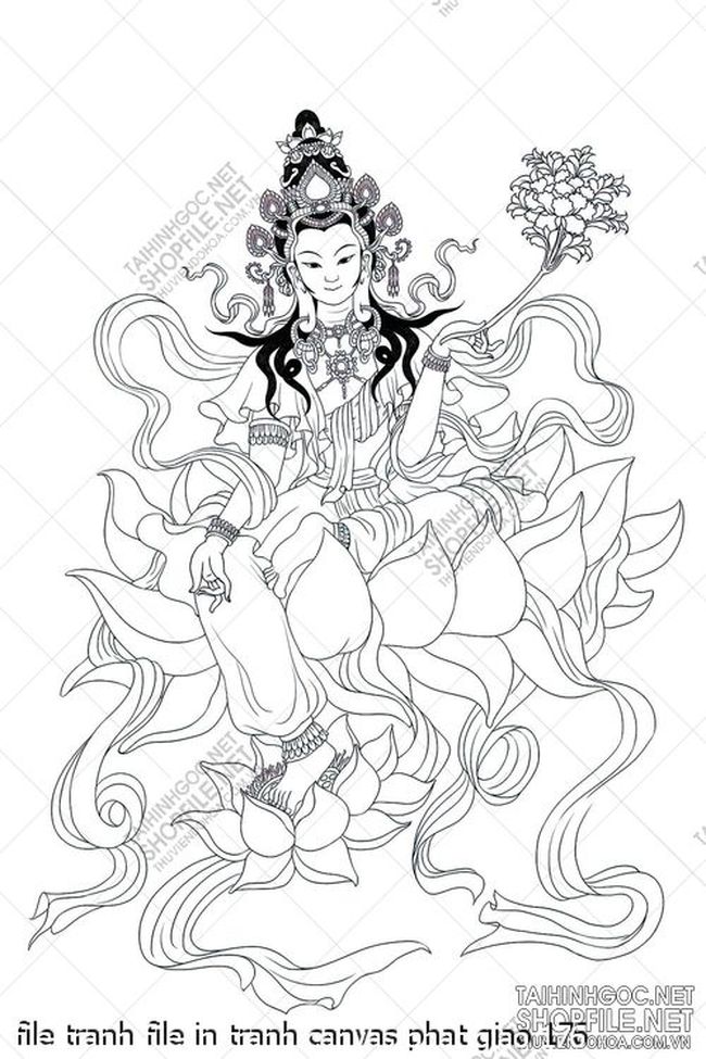 file tranh file in tranh canvas phat giao 176