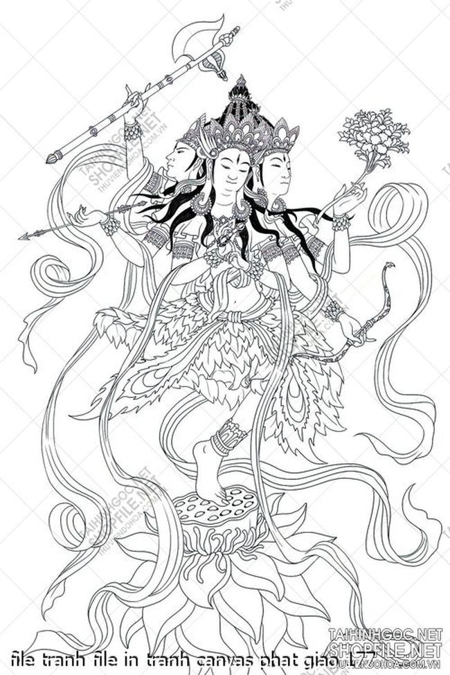 file tranh file in tranh canvas phat giao 177