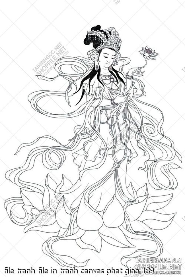 file tranh file in tranh canvas phat giao 189