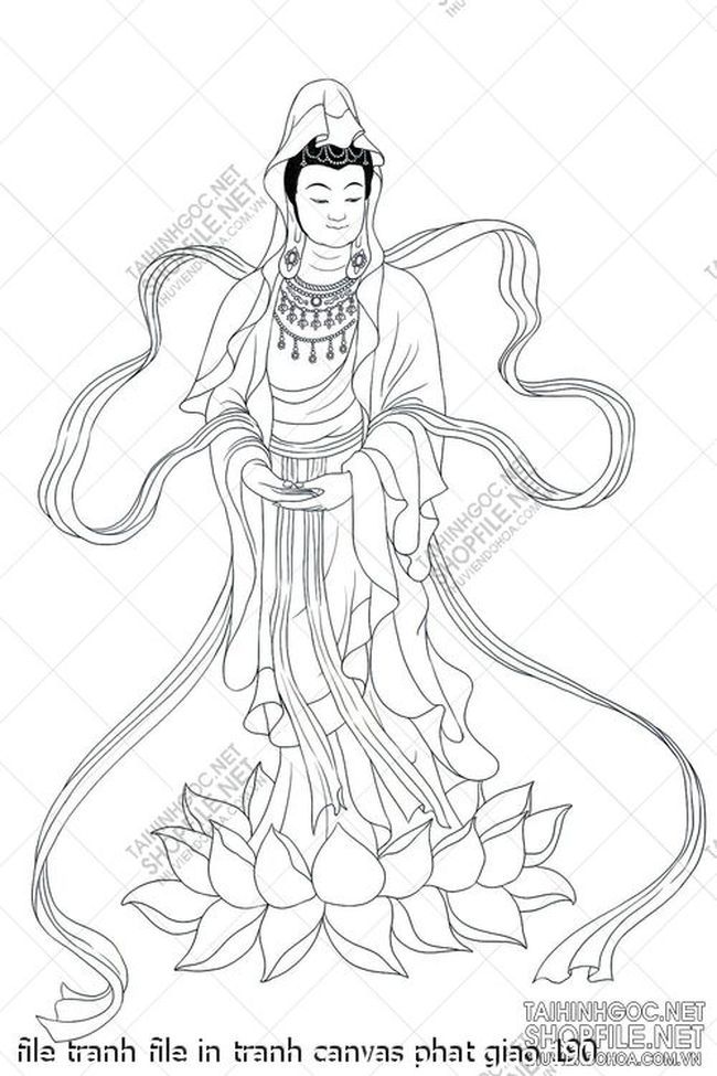 file tranh file in tranh canvas phat giao 190