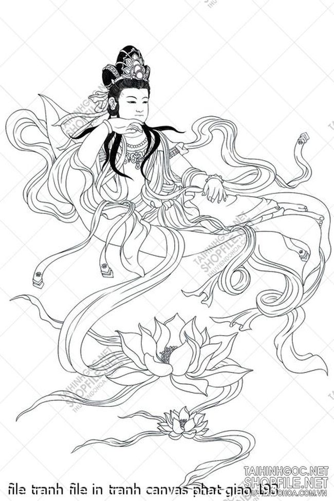 file tranh file in tranh canvas phat giao 193