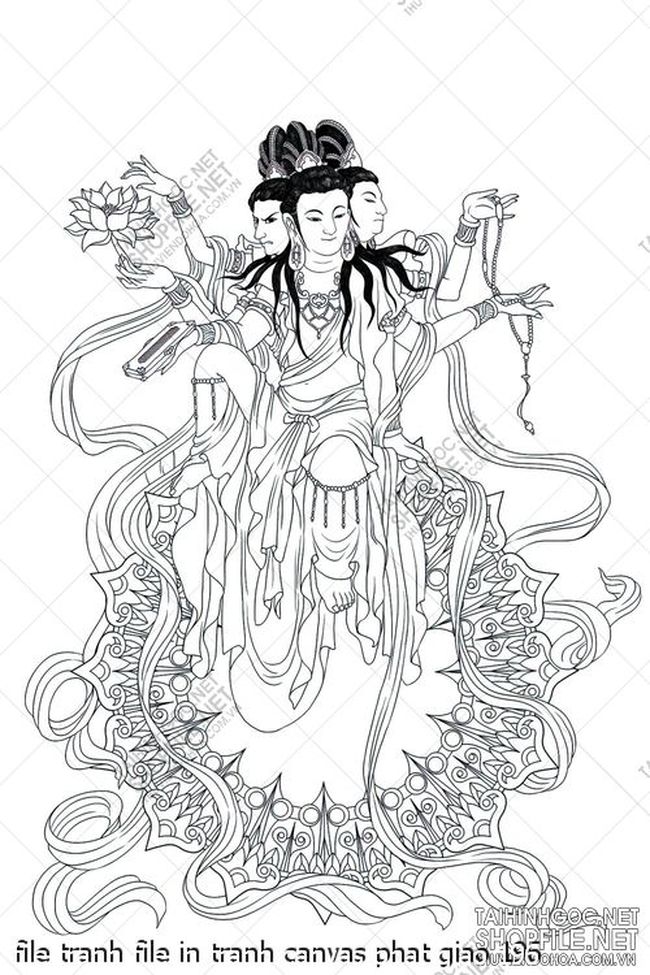 file tranh file in tranh canvas phat giao 196