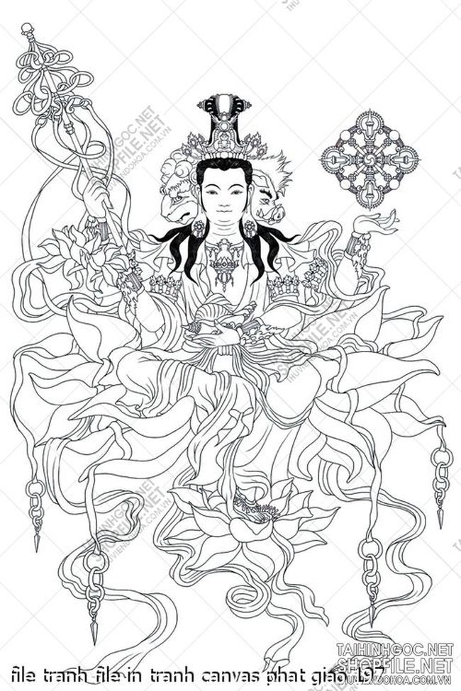 file tranh file in tranh canvas phat giao 197